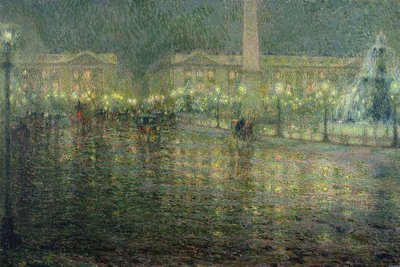 Place de la Concorde, c.1909 da Henri Eugene Augustin Le Sidaner